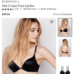 Black bombshell bra